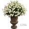 Set of 12: Cream Mum Bush with 11 Lifelike Sprays & 33 Blooms | 18-Inch | UV Resistant | Indoor/Outdoor Use | Floral Bushes | Patio & Garden | Home & Office Decor